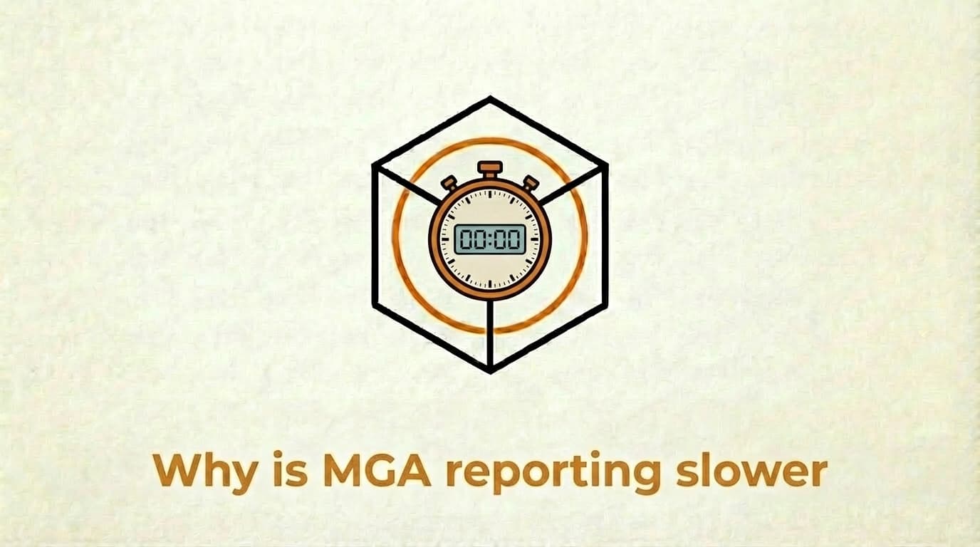 Why MGA Reporting Is Slower Than the Business It Tracks